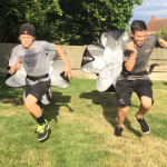 Rennen met Parachute
